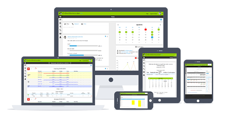 horeca personeelsplanning screenshots